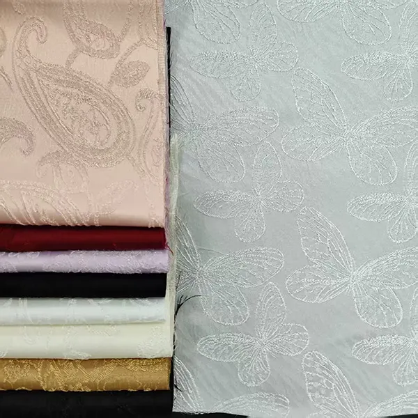 96 Polyester 4 Spandex Soft Comfortable Garment Material Fabrics For Clothing Satin Jacquard Fabric 96 Polyester 4 Spandex Soft Comfortable Garment Material Fabrics For Clothing Satin Jacquard Fabric